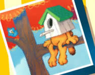 Garfield jtkok puzzle 5 online