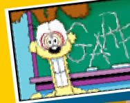 Garfield játékok puzzle 8 online Garfield játékok