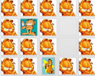 Garfields memory match Garfield játékok ingyen