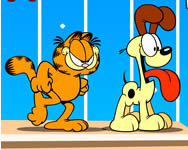 Punt the pooch online Garfield játékok